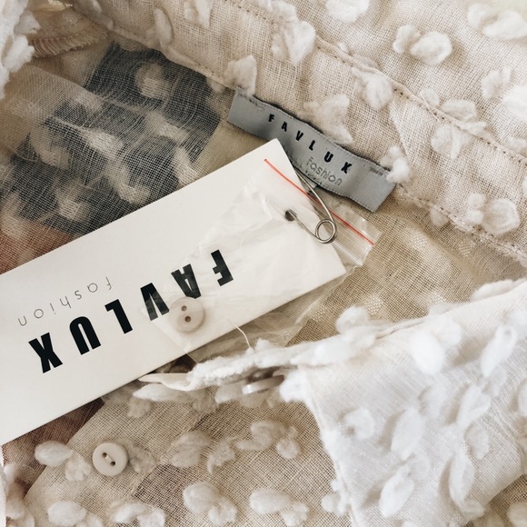 Textured puff sleeve top - Picture 5 of 5